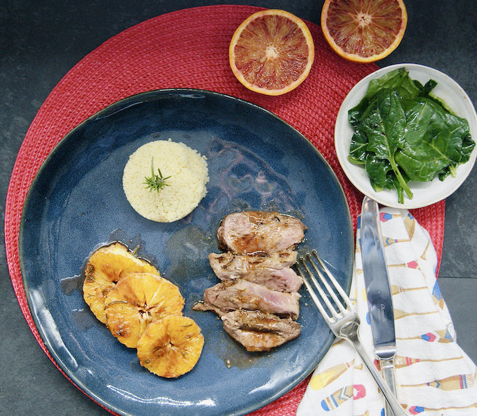 Filets de canard à l&rsquo;orange épicée