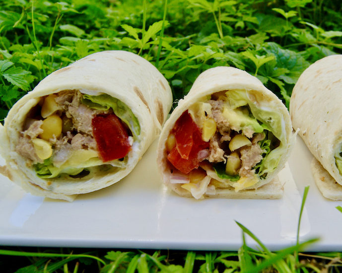 Wraps épicés au thon
