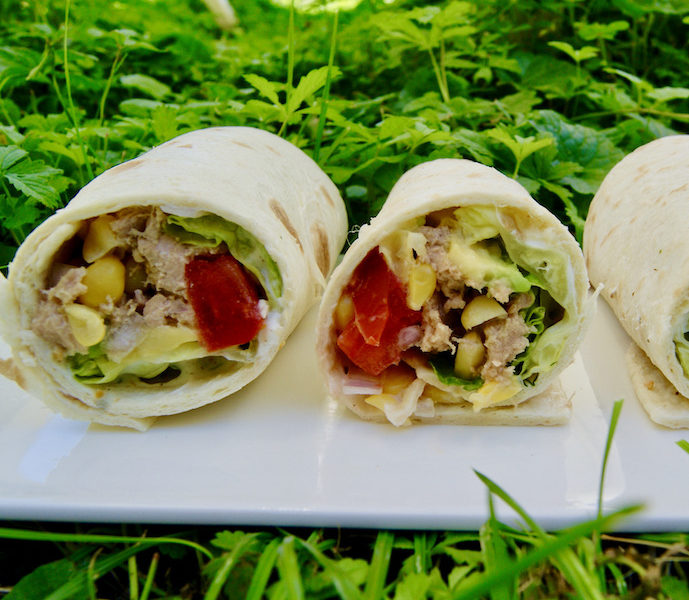 Wraps épicés au thon