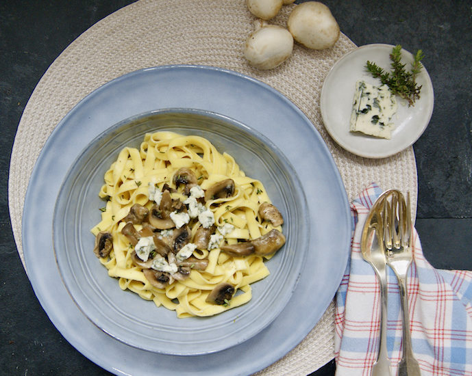 Tagliatelle au ragoût de champignons