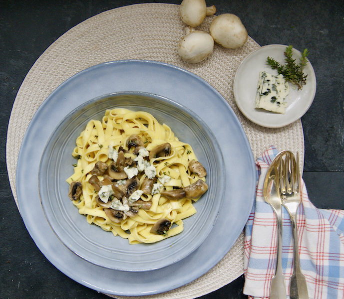 Tagliatelle au ragoût de champignons