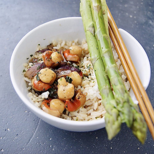 Noix de Saint Jacques Yakitori