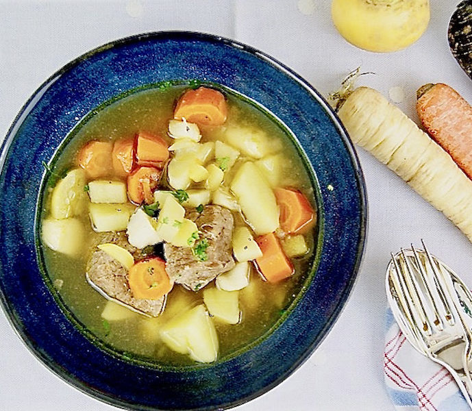 Pot-au-feu aux légumes anciens