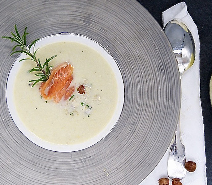 Crème d&rsquo;endives au quinoa