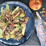 Salade hivernale au confit de canard
