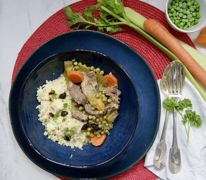 Couscous et côtelettes d’agneau