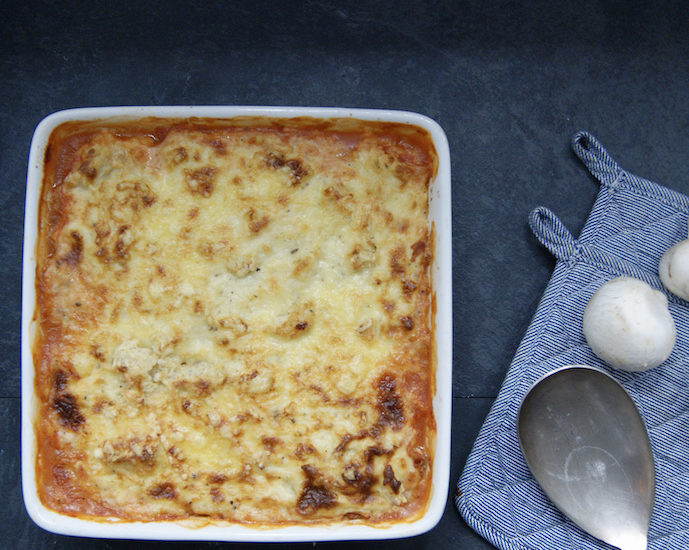 Gratin de thon aux champignons
