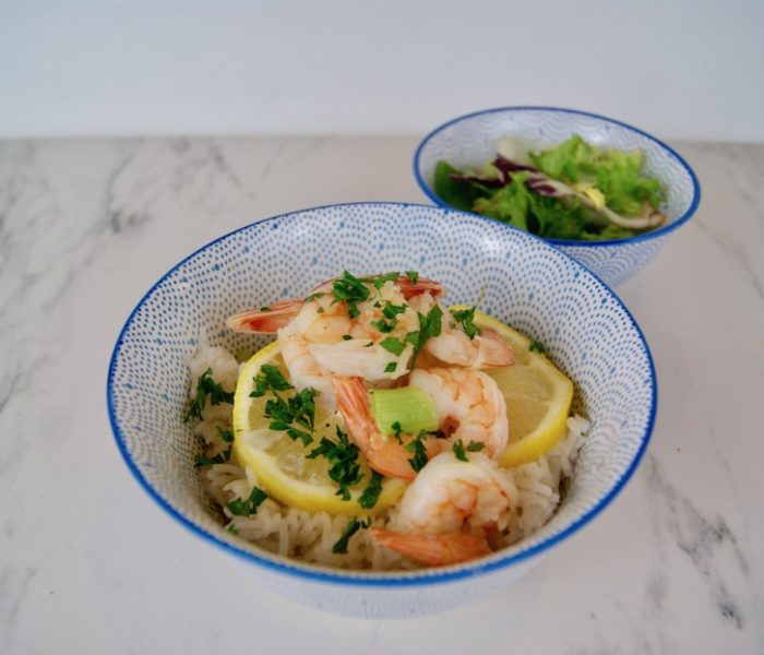 Persillade de crevettes