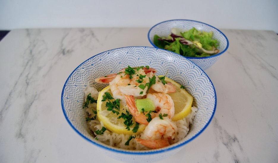 Persillade de crevettes