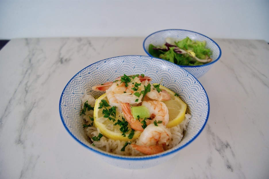 Persillade de crevettes