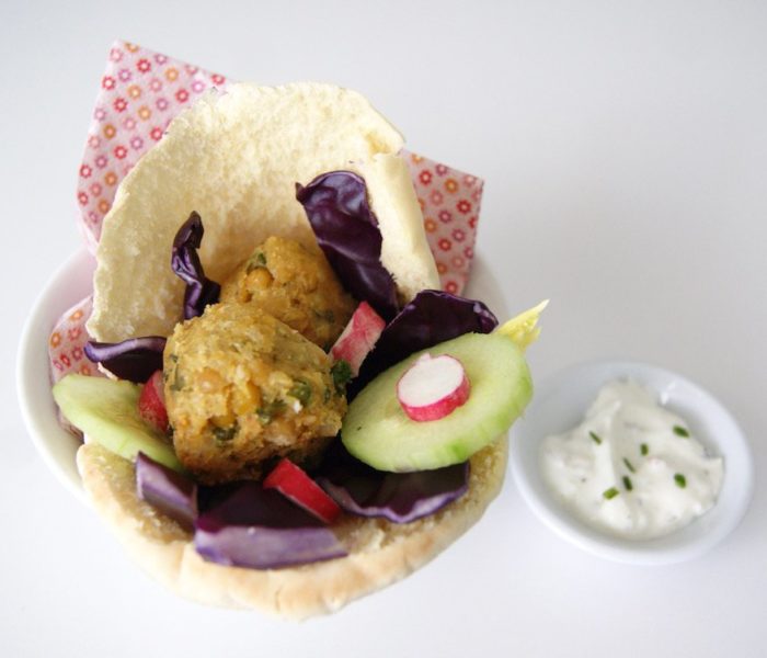 Pita falafel