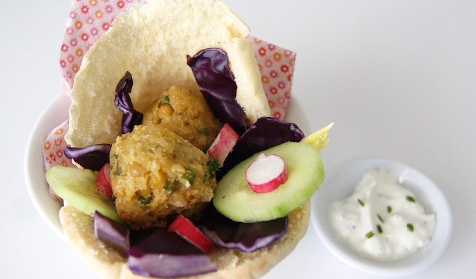 Pita falafel