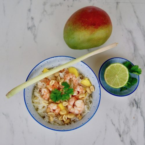 Salade de riz aux crevettes