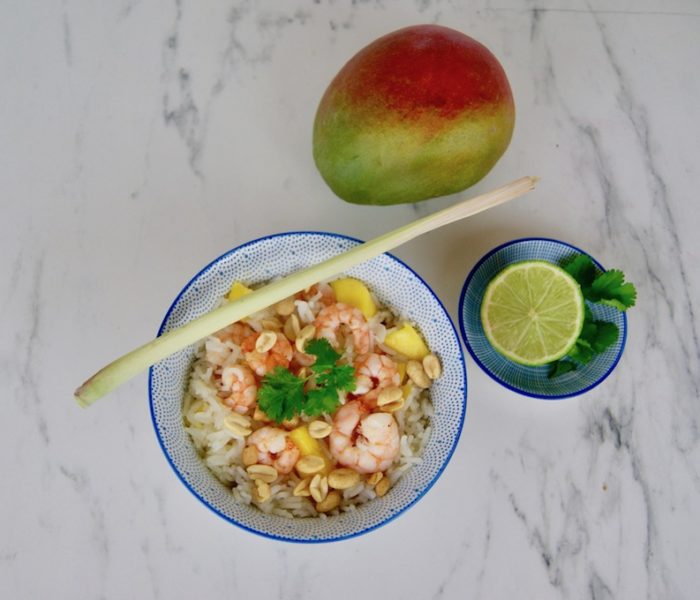 Salade de riz aux crevettes