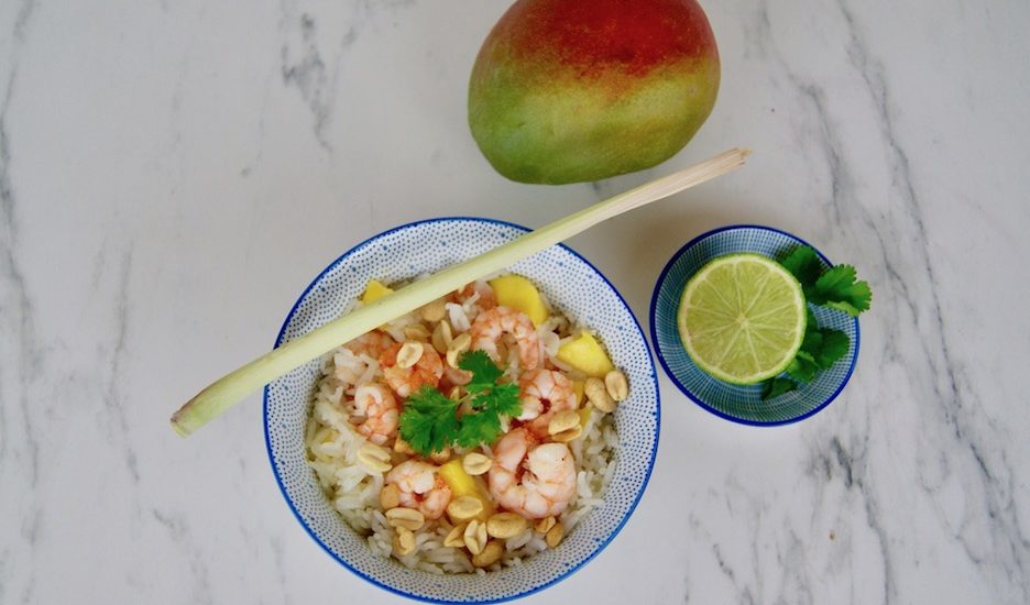 Salade de riz aux crevettes