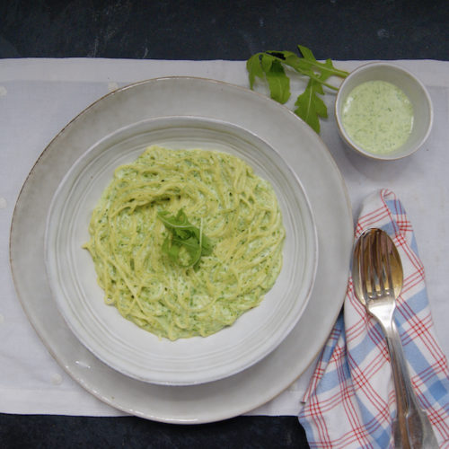 Spaghetti à la roquette