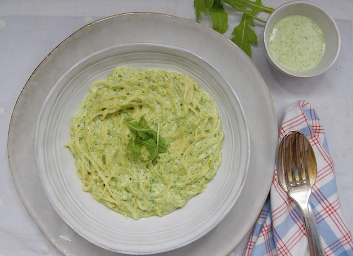 Spaghetti à la roquette