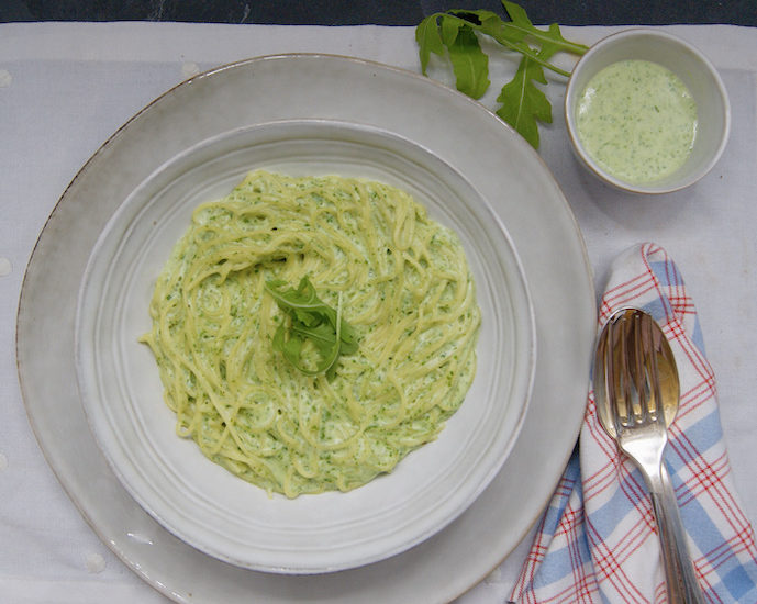 Spaghetti à la roquette