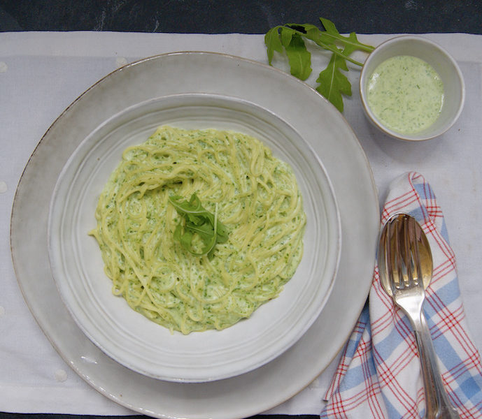 Spaghetti à la roquette