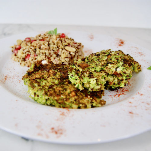 Galettes de brocoli au quinoa