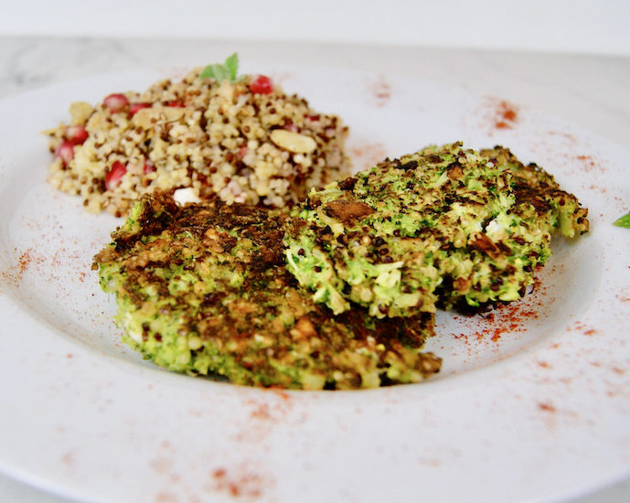 Galettes de brocoli au quinoa