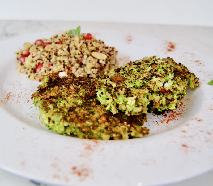 Galettes de brocoli au quinoa