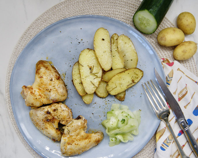 Poulet grillé aux épices barbecue