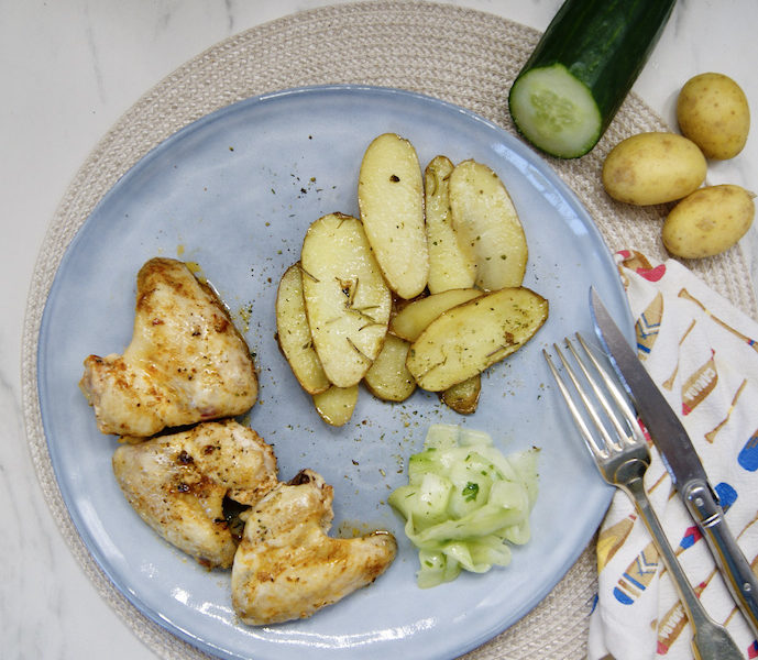 Poulet grillé aux épices barbecue