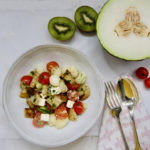 Salade de melon vert et kiwi à la feta