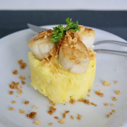 Crumble de noix de Saint Jacques