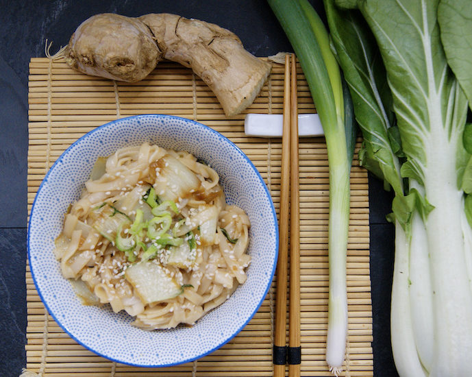 Nouilles bok choy
