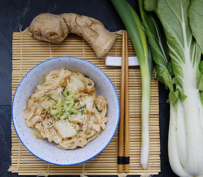 Nouilles bok choy