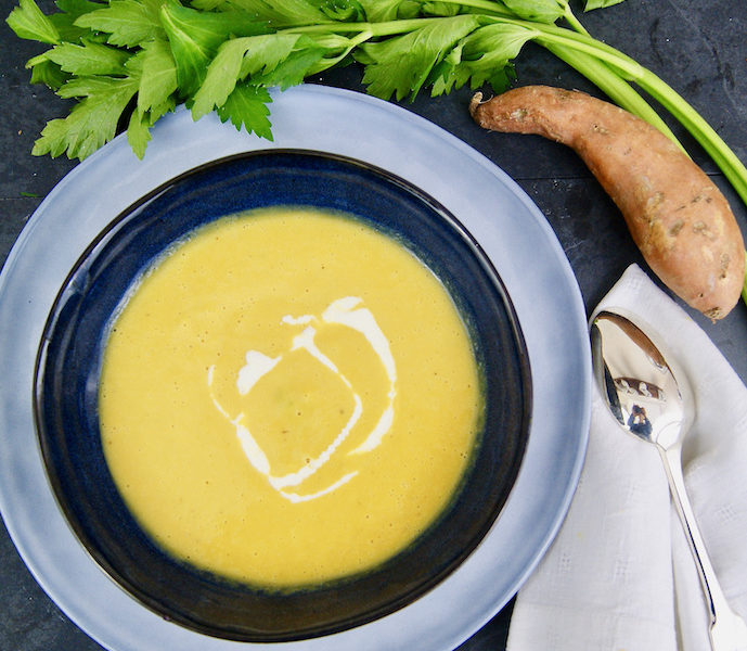 Soupe de patates douces