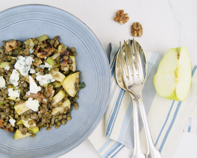 Salade auvergnale aux lentilles