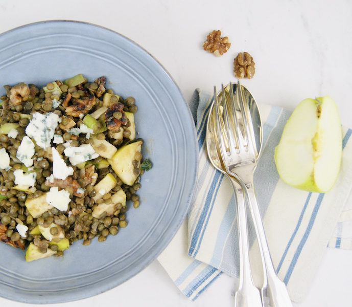 Salade auvergnale aux lentilles