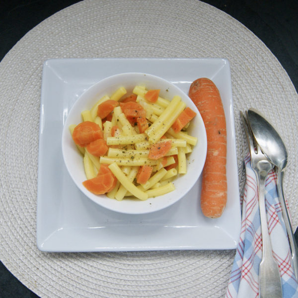 Risotto de macaroni aux carottes