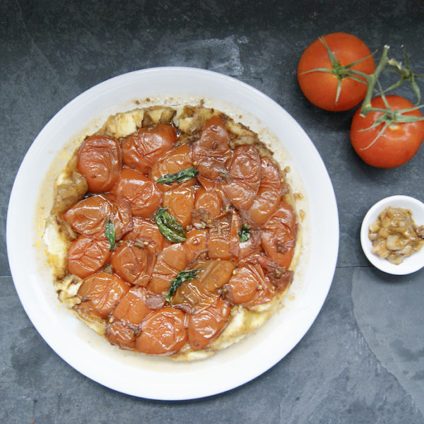 Tarte tatin aux tomates