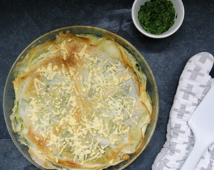 Tarte au poisson-épinards toute simple