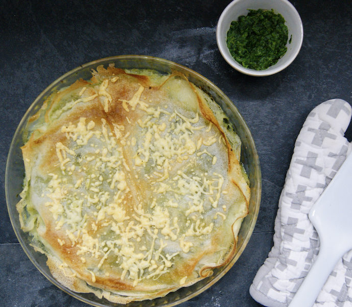 Tarte au poisson-épinards toute simple