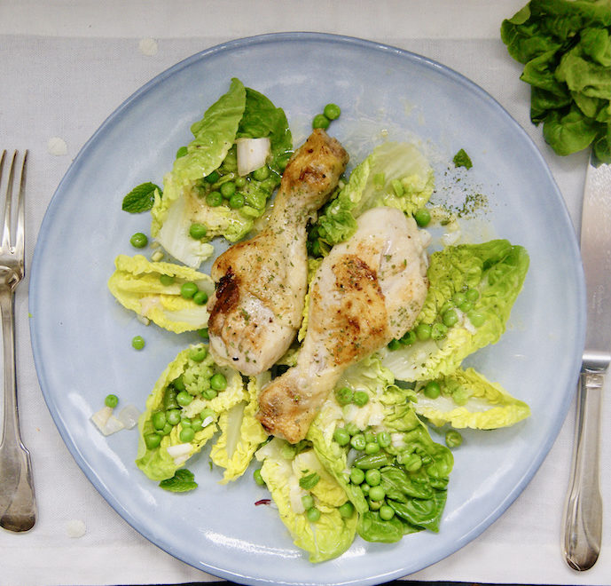 Salade de poulet grillé