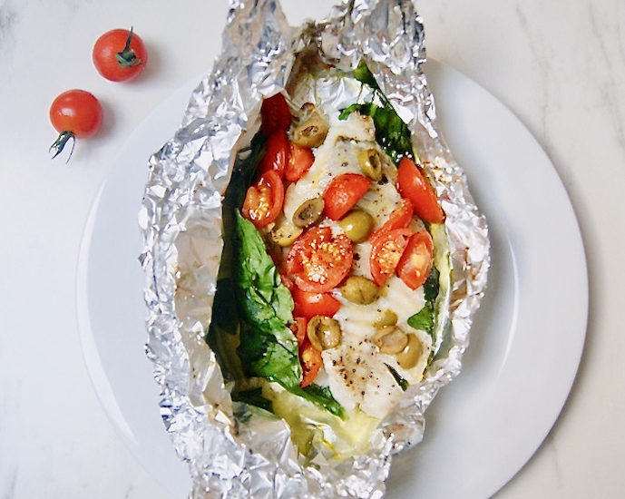 Papillote de sébaste à l&rsquo;italienne