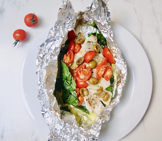 Papillote de sébaste à l&rsquo;italienne