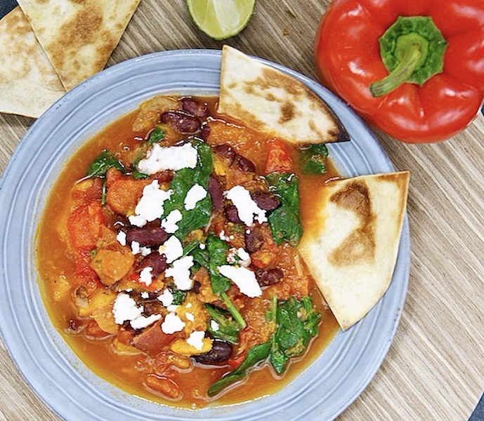 Chili d&rsquo;hiver à la courge