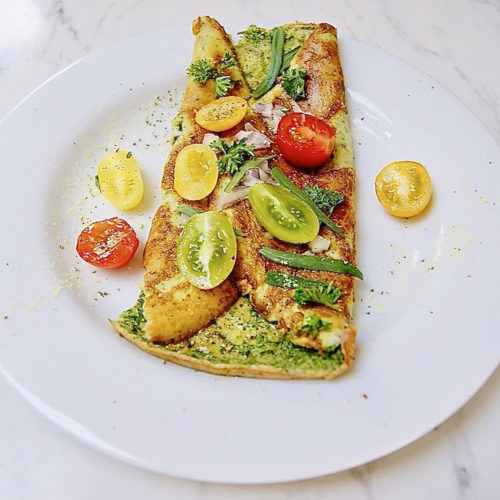 Omelette aux herbes
