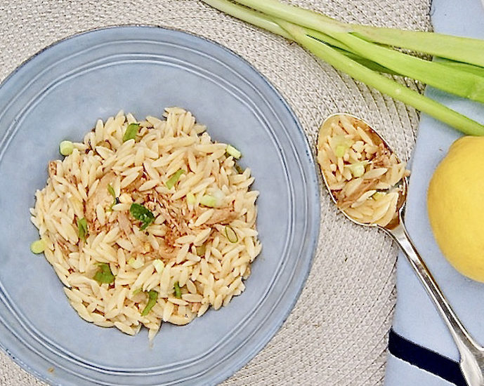 Salade d’orzo au thon citronné