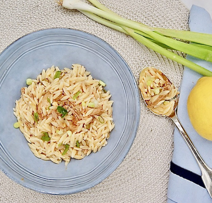Salade d’orzo au thon citronné