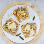 Toasts au thon gratiné