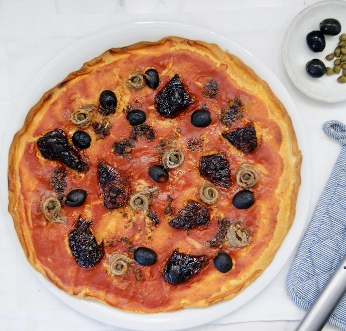 Pizza à la putanesca
