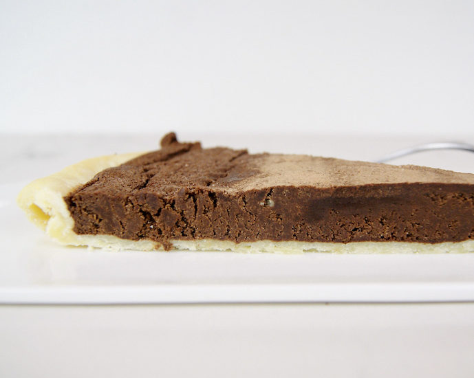 Tarte à la mousse au chocolat