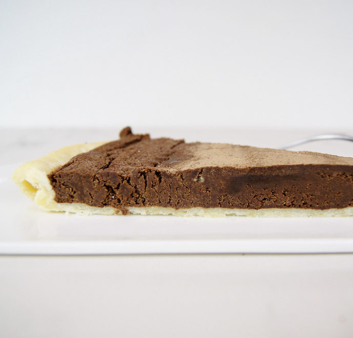 Tarte à la mousse au chocolat